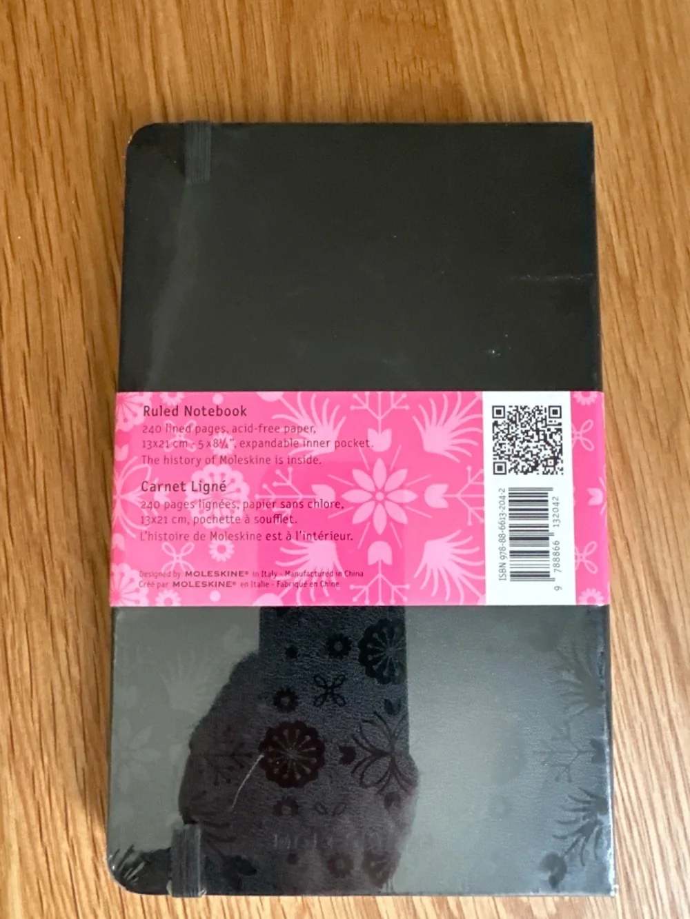Moleskine Ruled Notebook 13 x 21 cm Black